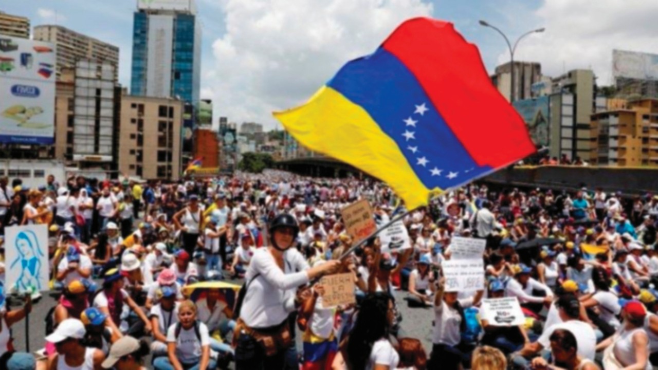  In Venezuela proteste contro gli Usa   QUO-096