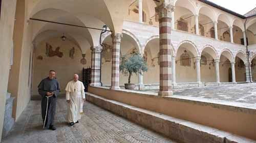 SS. Francesco - Sacro Convento di Assisi: Santa Messa e Firma Enciclica “Fratelli Tutti”   ...