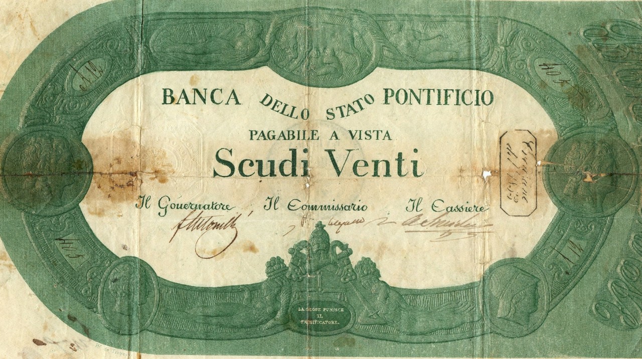 Die Banknoten Des Papstes L Osservatore Romano