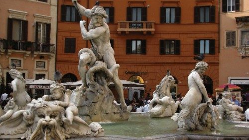 Einer der bezauberndsten Brunnen der Ewigen Stadt TED-007 Einer der bezauberndsten Brunnen der Ewigen Stadt TED-007