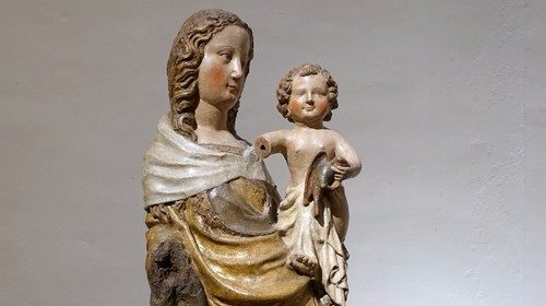 Madonna della torre dei Frisoni (1370-1380) Artista anonimo di Colonia Museo Schnütgen, Colonia