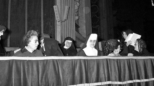 Alcune uditrici del concilio Vaticano II