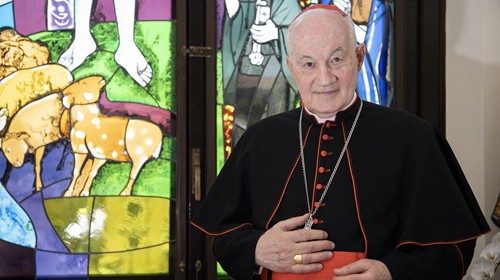 Il cardinale Marc Ouellet, prefetto della Congregazione per i Vescovi, ha tenuto la Lectio magistralis del corso di specializzazione “Donne e Chiesa”, presso l’Istituto di Studi superiori della donna, nel Pontificio Ateneo Regina Apostolorum (Vatican Media)