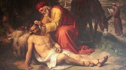 “The Good Samaritan” by Francesco Koeck (1824)