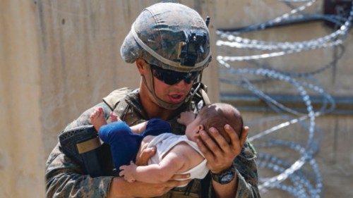 In this handout image courtesy of the US Marine Corps, a US Marine assigned to 24th Marine ... In this handout image courtesy of the US Marine Corps, a US Marine assigned to 24th Marine ...