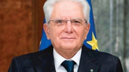  Pope congratulates Mr Mattarella  upon his re-election as Italian President  ING-005