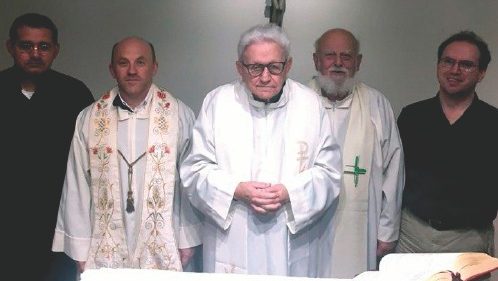  Pope wishes Jesuit Fr Sabino Maffeo a happy 100th birthday  ING-044