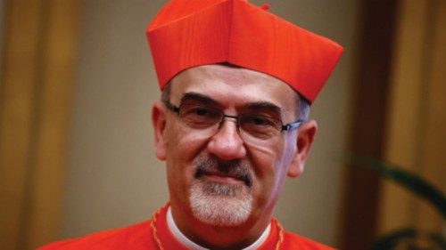 Cardinal Pierbattista Pizzaballa OFM looks on after being elevated to the rank of cardinal at the ... Cardinal Pierbattista Pizzaballa OFM looks on after being elevated to the rank of cardinal at the ...