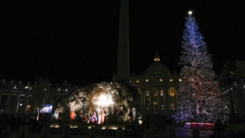 Inauguration and lighting of Nativity scene and Christmas tree in Saint Peter’s Square ING-050 Inauguration and lighting of Nativity scene and Christmas tree in Saint Peter’s Square ING-050