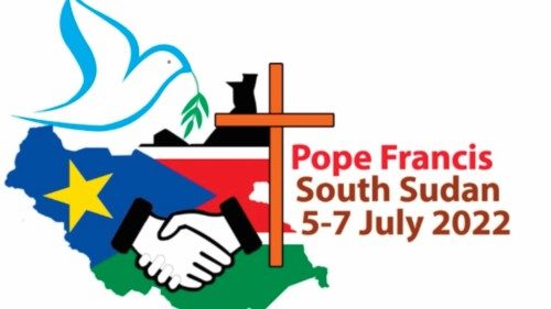 El lema y el logo del viaje papal a Sudán del Sur SPA-013 El lema y el logo del viaje papal a Sudán del Sur SPA-013
