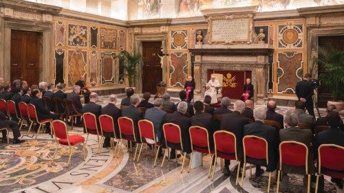 Peregrinación de Rectores de la ODUCAL a Roma.Audiencia Papal en el Aula Clementina, ...