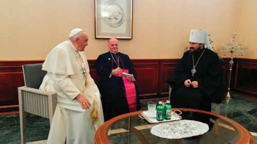  El encuentro  con el metropolita ortodoxo de Budapest y de Hungría  SPA-018