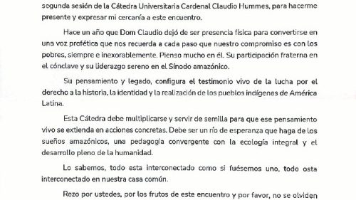  Cátedra Cardenal Claudio Hummes –  ii Sesión  SPA-027