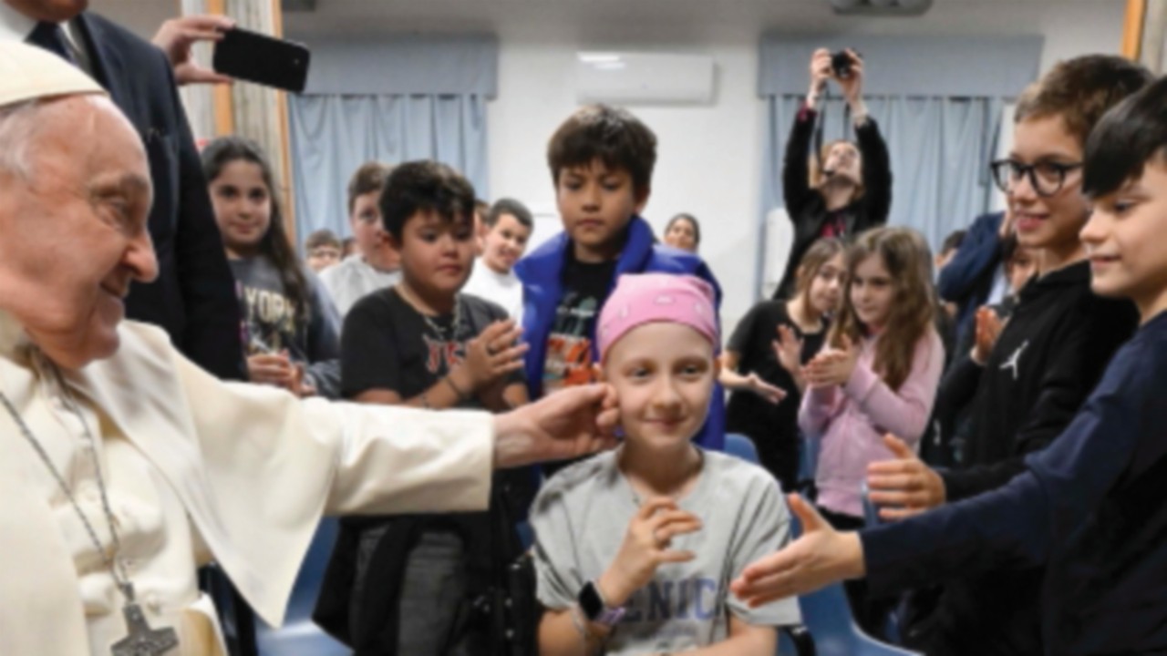  El Papa inaugura la 'Escuela de Oración' con más de 200 niños  SPA-015