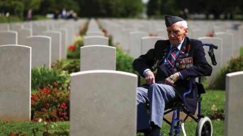 British veteran Bernard Morgan, 100, looks on at Bayeux cemetery, on the day of commemorative events ... British veteran Bernard Morgan, 100, looks on at Bayeux cemetery, on the day of commemorative events ...
