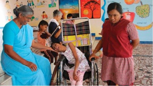 India: Hermanas de la Caridad de Nazaret al cuidado de niños con discapacidades SPA-029 India: Hermanas de la Caridad de Nazaret al cuidado de niños con discapacidades SPA-029