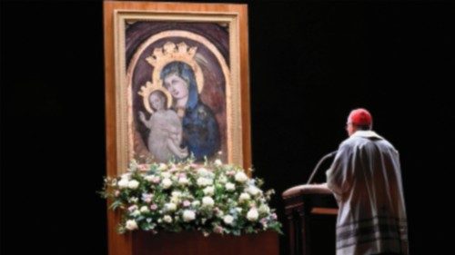 The Vatican's Cardinal Secretary of State Pietro Parolin leads a Rosary prayer for the health of ... The Vatican's Cardinal Secretary of State Pietro Parolin leads a Rosary prayer for the health of ...