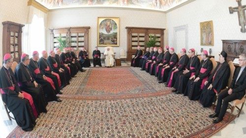  Visite «ad limina»  des évêques de France  FRA-037