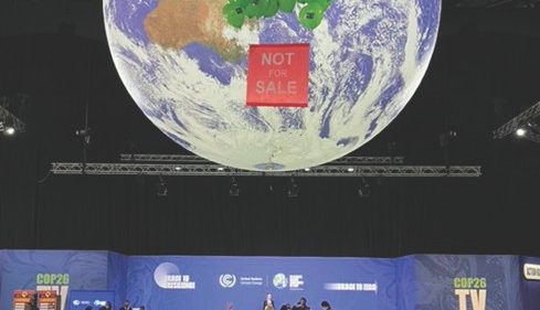 Greenpeace UK, @GreenpeaceUK - 'NOT FOR SALE' - World govts at #COP26 are not close to keeping the ...