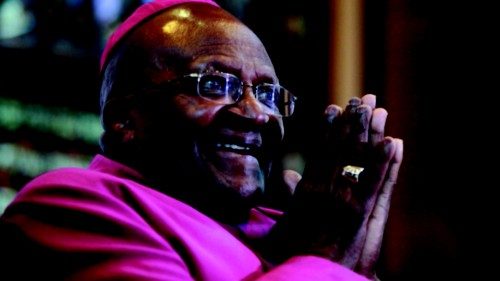 (FILES) In this file photo taken on April 23, 2014 Nobel Peace Laureate Archbishop Desmond Tutu ...