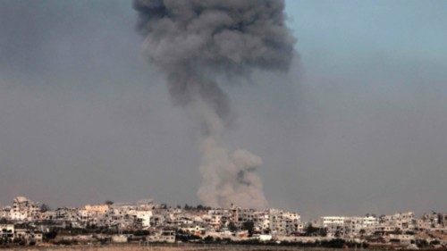 TOPSHOT - A picture taken from southern Israel near the border with the Gaza Strip on December 10, ... TOPSHOT - A picture taken from southern Israel near the border with the Gaza Strip on December 10, ...
