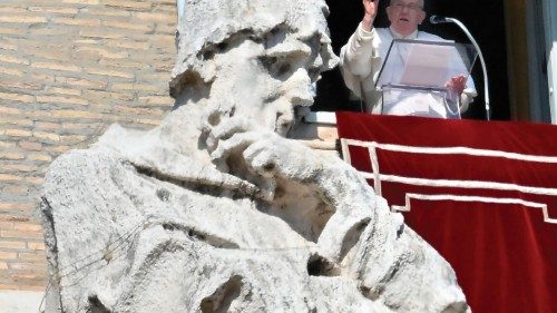 Pope Francis waves from the window of his study overlooking St. Peter's Square at the Vatican during ... Pope Francis waves from the window of his study overlooking St. Peter's Square at the Vatican during ...