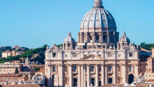 travel to Italy - Papal Basilica of St Peter and square in Vatican city, view from Castle of Holy ... travel to Italy - Papal Basilica of St Peter and square in Vatican city, view from Castle of Holy ...