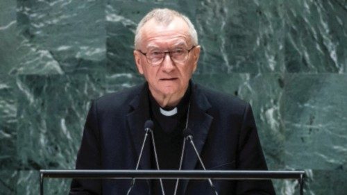 Secretary of State of the Holy See Cardinal Pietro Parolin addresses the 79th United Nations General ... Secretary of State of the Holy See Cardinal Pietro Parolin addresses the 79th United Nations General ...