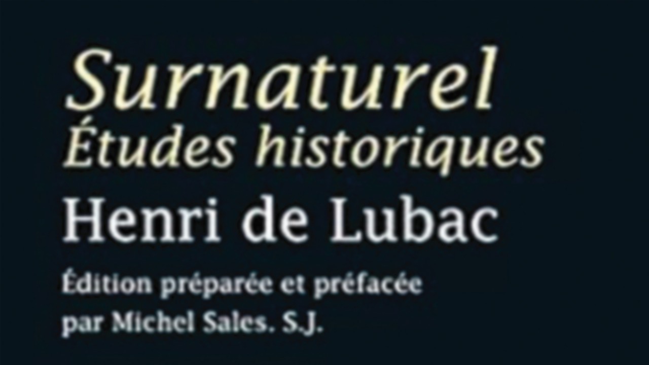  La théologie surnaturelle  d’Henri de Lubac  FRA-004