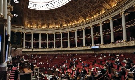 A general view shows MPs during the debate on the bill on the right to assistance in dying at The ... A general view shows MPs during the debate on the bill on the right to assistance in dying at The ...