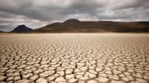FILE PHOTO: Clouds gather but produce no rain as cracks are seen in the dried up municipal dam in ... FILE PHOTO: Clouds gather but produce no rain as cracks are seen in the dried up municipal dam in ...