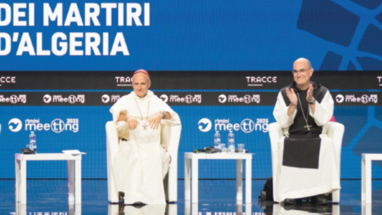 Panel L EREDITÀ VIVA DEI MARTIRI D ALGERIA. Da sinistra Nadjia Kebour, docente Pontificio Istituto ...