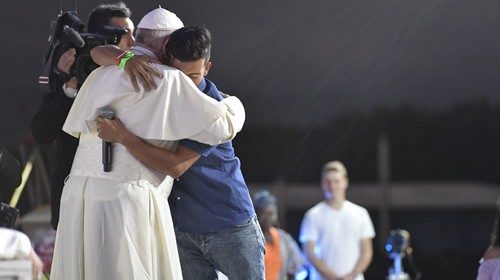 SS. Francesco - Viaggio Apostolico a Panama: Veglia con i Giovani nel Campo San Juan Pablo II  ...