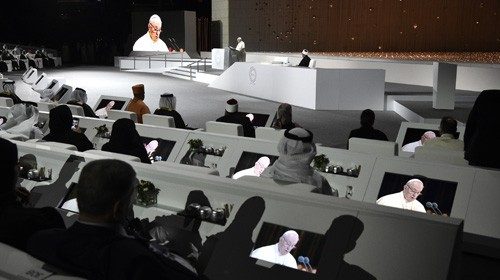 SS. Francesco - Viaggio Apostolico negli Emirati Arabi Uniti: Incontro interreligioso 04-02-2019 SS. Francesco - Viaggio Apostolico negli Emirati Arabi Uniti: Incontro interreligioso 04-02-2019