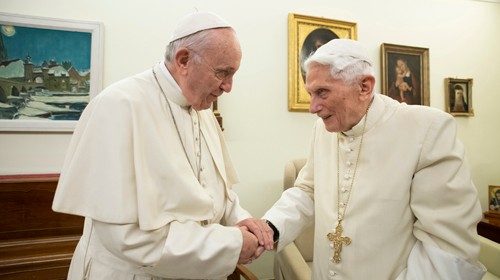 SS. Francesco - Monastero Mater Ecclesiae :Visita a Papa Benedetto XVI 21-12-2018