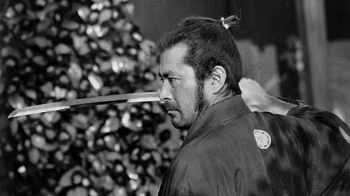 Toshiro Mifune nel film «I sette samurai» (1954)