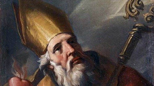 Sant’Agostino in un dipinto del Settecento Sant’Agostino in un dipinto del Settecento