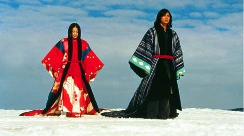 I personaggi di Matsumoto e Sawako in «Dolls» di Takeshi Kitano (2002)
