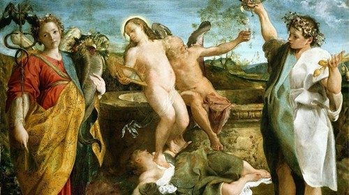 Annibale Carracci, «Allegoria della Verità e del Tempo» (1584-1585)