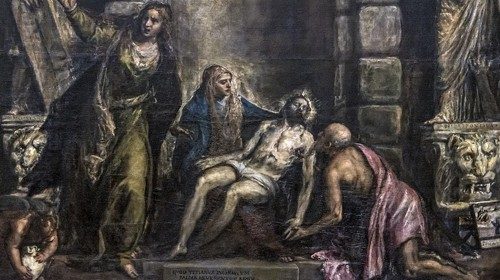 Tiziano, «La Pietà» (1575-1576, particolare) Tiziano, «La Pietà» (1575-1576, particolare)