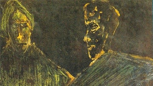 Rabindranath Tagore, «Man and Woman» (prima del 1941) Rabindranath Tagore, «Man and Woman» (prima del 1941)