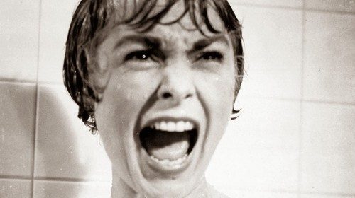 Janet Leigh nella celeberrima scena della doccia in «Psycho» (1960) Janet Leigh nella celeberrima scena della doccia in «Psycho» (1960)