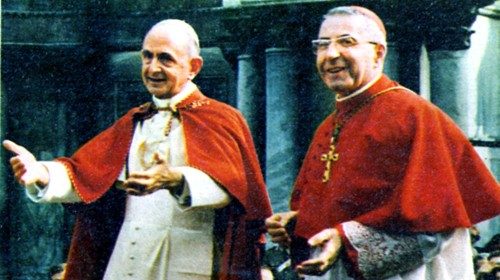 Paolo VI in visita a Venezia (16 settembre 1972) con il Patriarca Luciani, poi divenuto suo successore con il nome di Giovanni Paolo I Paolo VI in visita a Venezia (16 settembre 1972) con il Patriarca Luciani, poi divenuto suo successore con il nome di Giovanni Paolo I