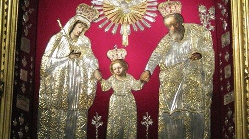Dipinto raffigurante la Sacra famiglia nel santuario di San Giuseppe a Kalisz
