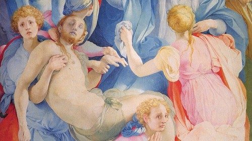 Pontormo, «Il Trasporto di Cristo» (1526-1528, particolare) Pontormo, «Il Trasporto di Cristo» (1526-1528, particolare)