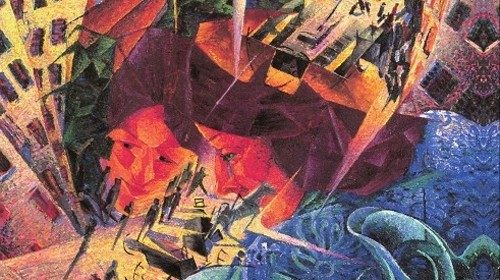 Umberto Boccioni, «Visioni simultanee» (1911)