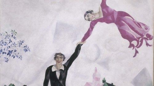 Marc Chagall, «La passeggiata» (1918)
