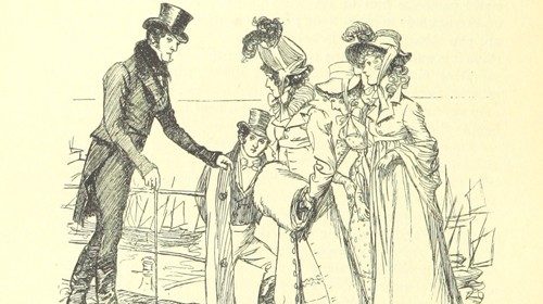 Un’illustrazione per «Northanger Abbey» di Jane Austen Un’illustrazione per «Northanger Abbey» di Jane Austen