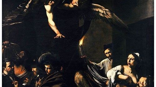 Caravaggio «Sette opere di Misericordia» (Pio Monte della MisericordiaNapoli, 1606-1607)