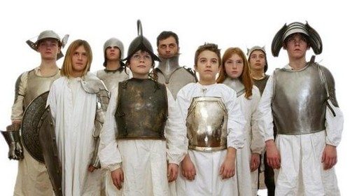 Una scena dello spettacolo teatrale «Vocazione. Teatro del diventare grandi secondo Wilhelm Meister» diretto da Gabriele Vacis Una scena dello spettacolo teatrale «Vocazione. Teatro del diventare grandi secondo Wilhelm Meister» diretto da Gabriele Vacis